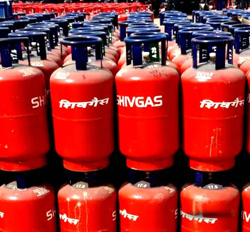 Variety of LPG cylinders